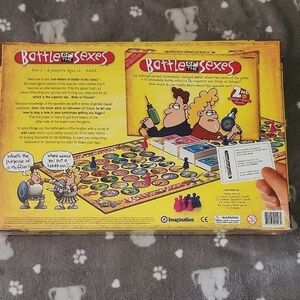 Battle of the Sexes Board Game 2nd Edition - Yellow and Red